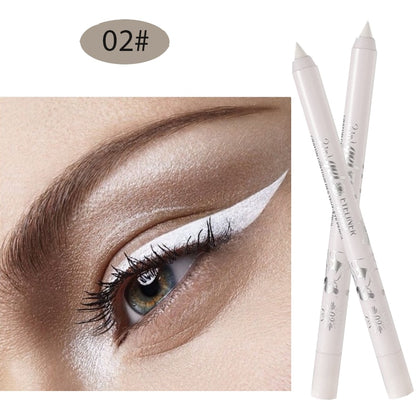 Long Lasting Eyeliner Pencil Colourful Pigment Waterproof Blue Black White Color Gel Eye Liner Pen Makeup Eye Beauty Cosmetics