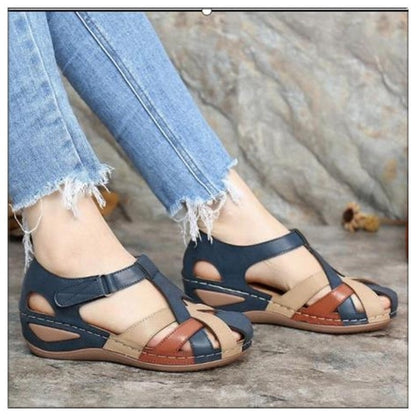 New Summer 2022 Women's Shoes Wedge Heel Color Matching Female Sandals Water Shoes for Women Sandals Sneakers Sandalias De Mujer