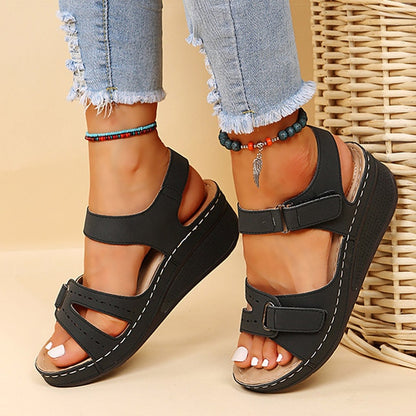 Summer Wedge Sandals for Women 2023 New Fashion Non Slip Beach Shoes Woman Lightweight Casual Platform Sandalias Mujer Plus Size