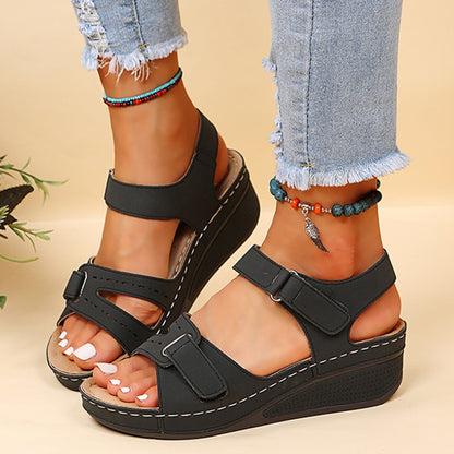 Summer Wedge Sandals for Women 2023 New Fashion Non Slip Beach Shoes Woman Lightweight Casual Platform Sandalias Mujer Plus Size