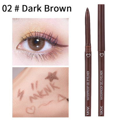 Long Lasting Eyeliner Pencil Colourful Pigment Waterproof Blue Black White Color Gel Eye Liner Pen Makeup Eye Beauty Cosmetics