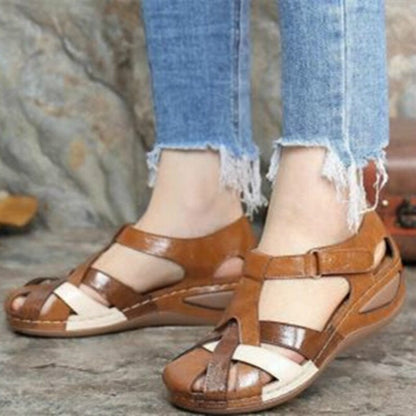 New Summer 2022 Women's Shoes Wedge Heel Color Matching Female Sandals Water Shoes for Women Sandals Sneakers Sandalias De Mujer