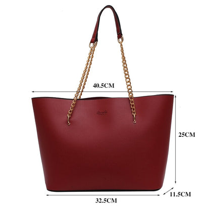 Casual Handbag Women Big Tote Bag Leather Handbags for Ladies New Elegant Shoulder Bag Luxury Handbags Women Bags Designer Sac